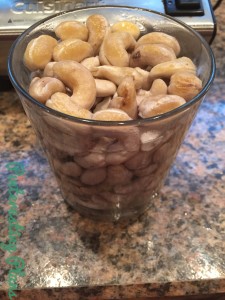 the nuts will bloat and absorb the water. i rinse and drain them at least once during the soaking process.