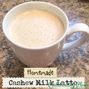 Homemade Cashew Milk - so quick, so easily, so much healthier