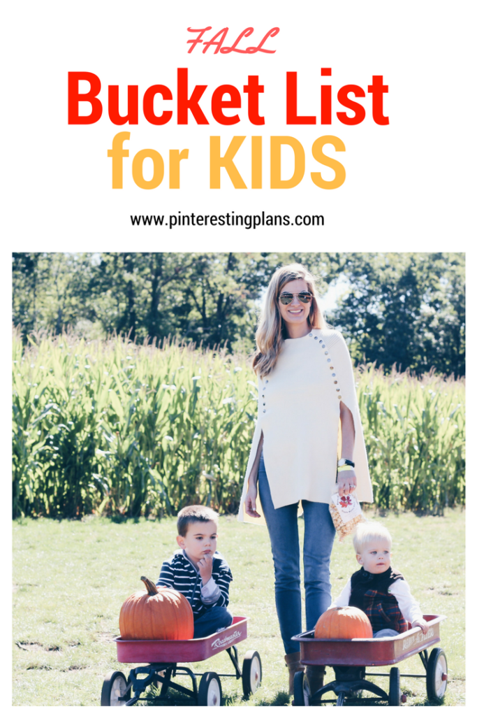 Connecticut life and style blogger, Pinteresting Plans shares a Fall Bucket List for Kids. See more now about adding family fun for the fall season. 