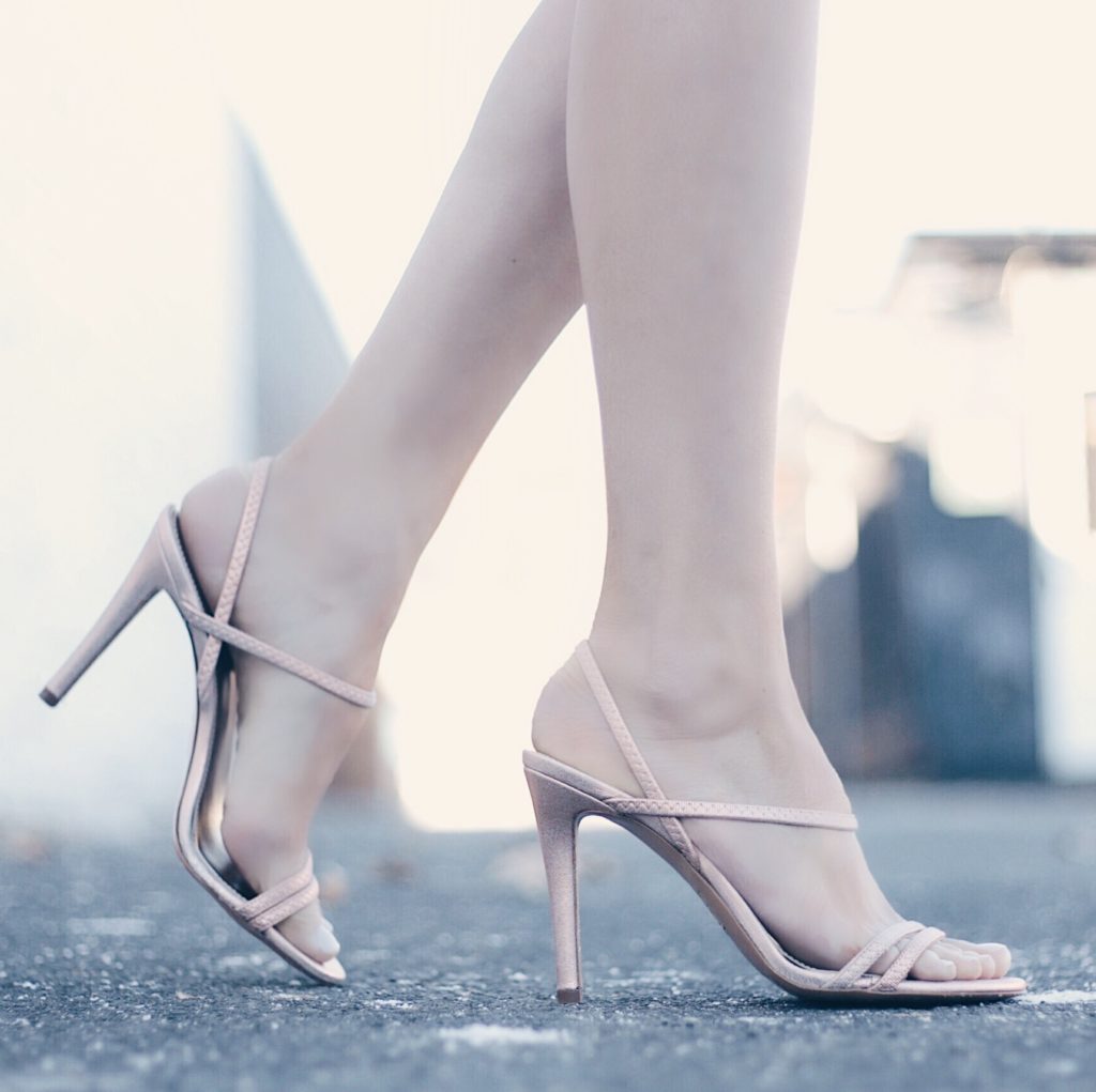 Connecticut life and style blogger, Pinteresting Plans shares a look at the sexiest shoe. Strappy Heeled Sandals are styled with denim. 