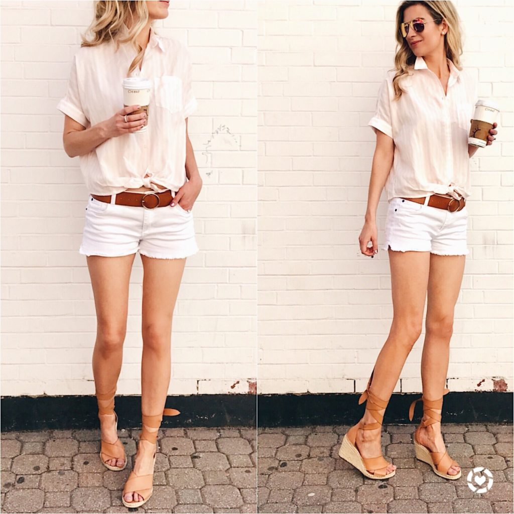 Connecticut life and style blogger, Pinteresting Plans shares some of her favorite early Summer outfit ideas from those I have shared on Instagram. 