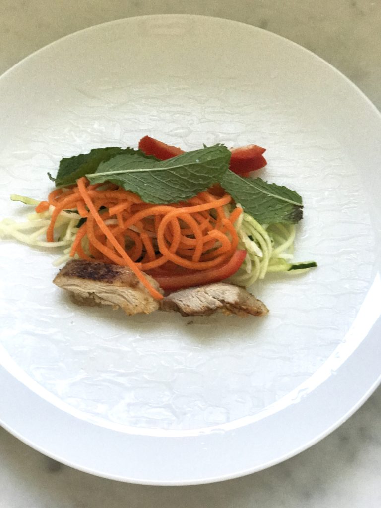 quick healthy lunch ideas - thai veggie spring rolls