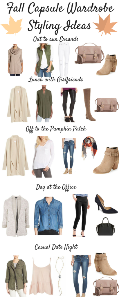 Fall Capsule Wardrobe 2017 Styling Outfit Ideas by PinterestingPlans