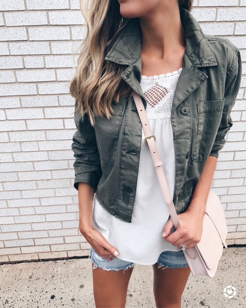 august instagram round-up - cropped utlity jacket outfit on pinterestingplans