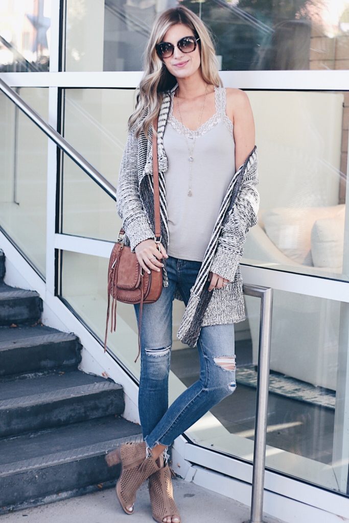 fall-transition-outfits-fall-cardigan-and-camisole-outfit-on-pinterestingplans