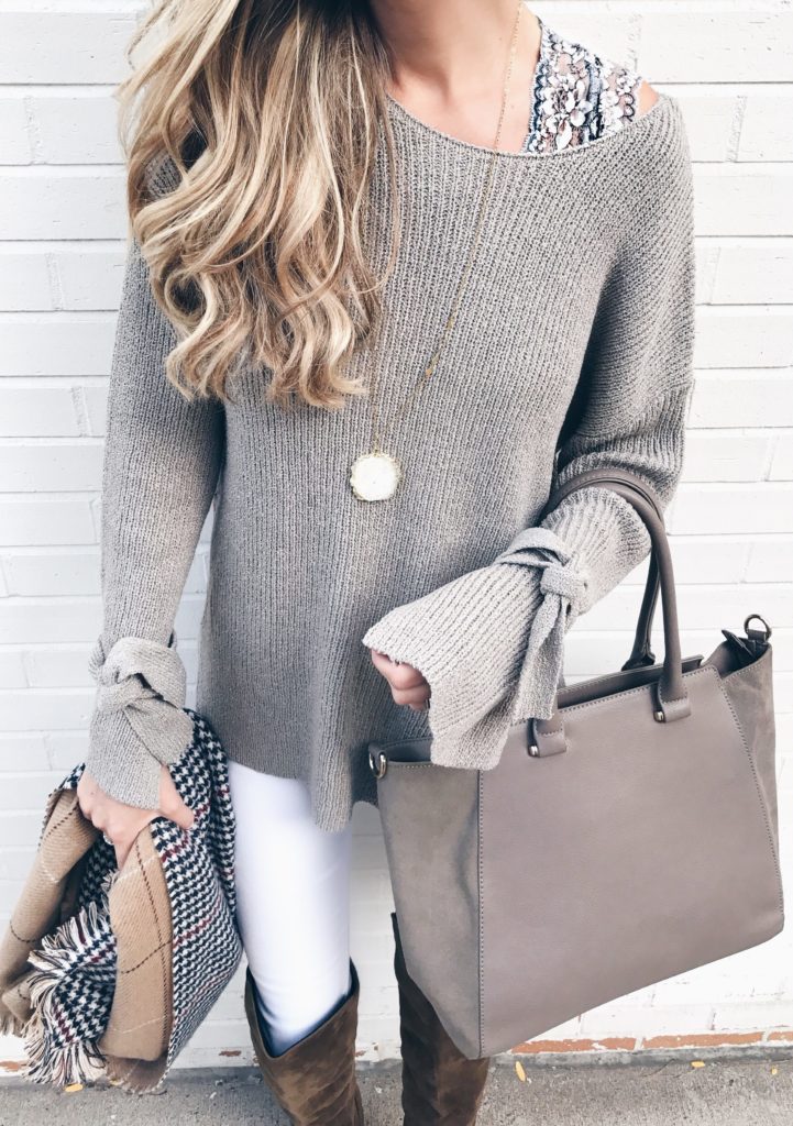 MUST HAVE COMBO - trendy Fall sweaters and bralettes