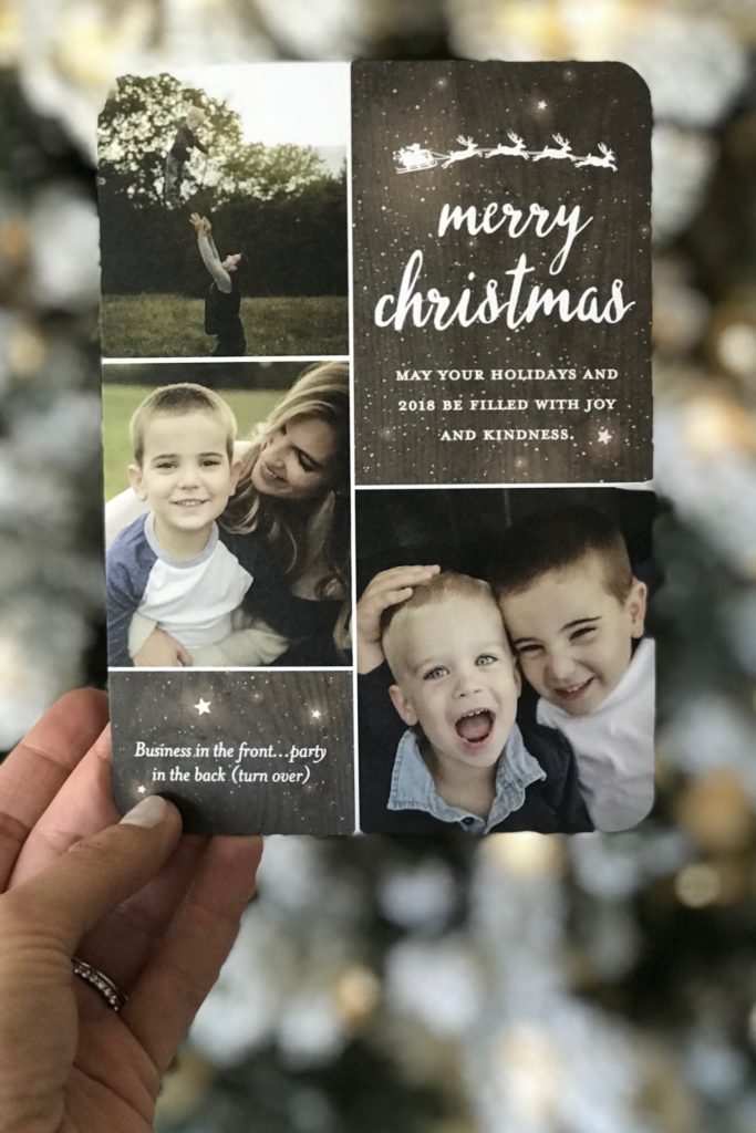  funny family holiday photo ideas 2017 - business in the front - party in the back