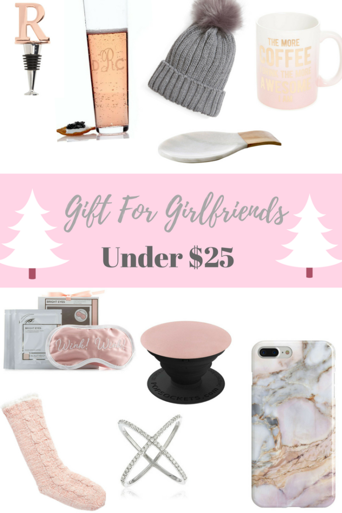 Gift For Girlfriends under $25 - holiday gift guide 2017 via pinterestingplans.com
