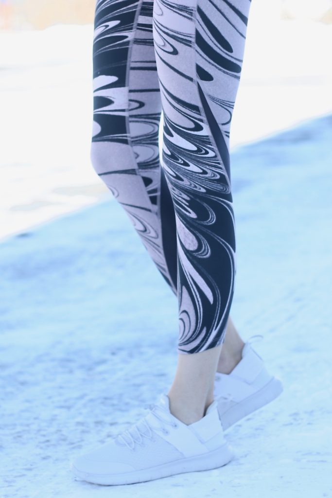 resolutions for a 30 something - nike swirl workout leggings and nike free women's sneakers on pinterestingplans blog