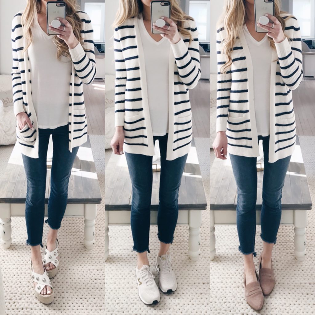 Old Navy President's Day Weekend Sale- Striped Cardigan