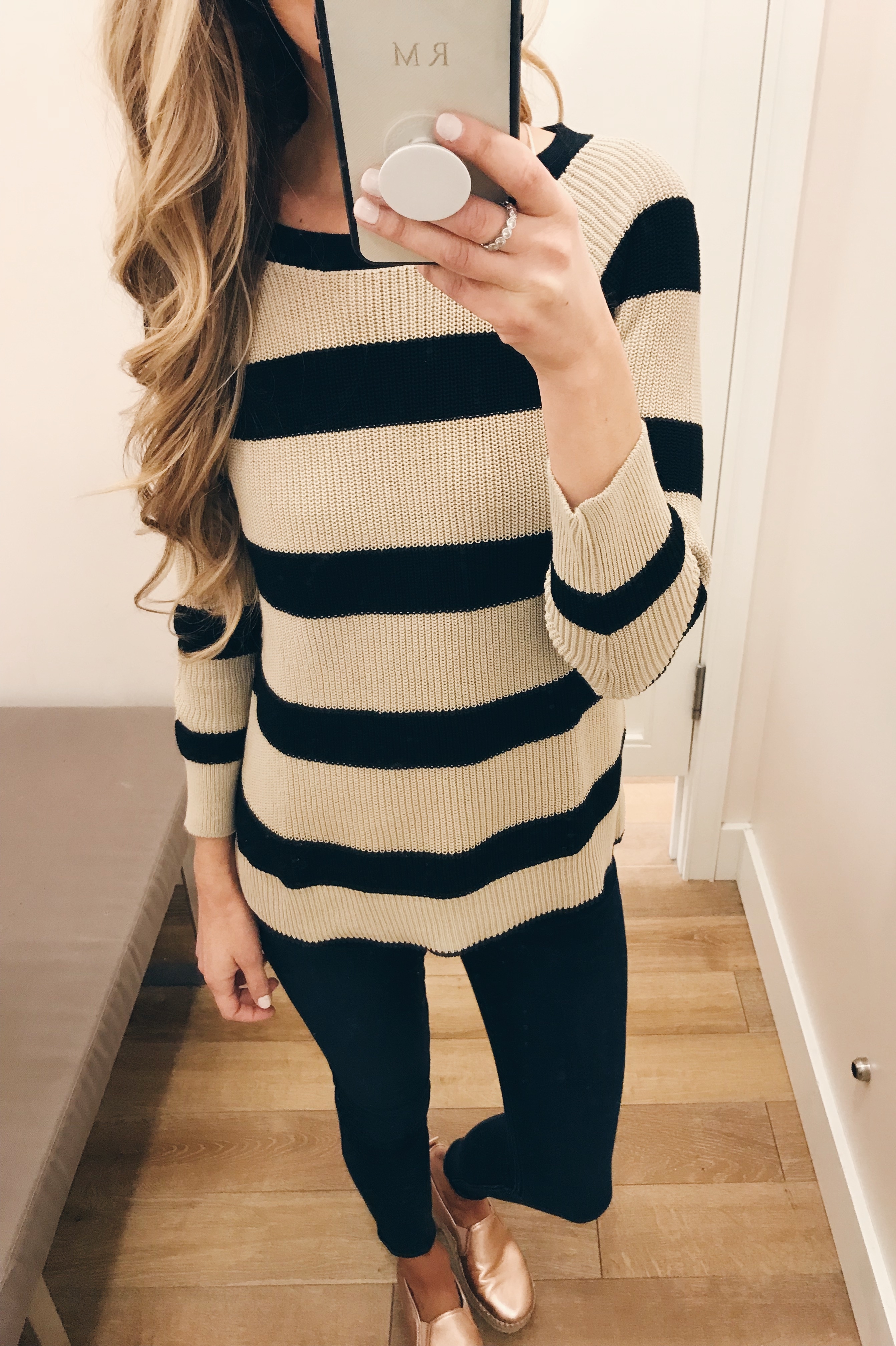 Loft Spring Preview Sale - Striped Boatneck Sweater
