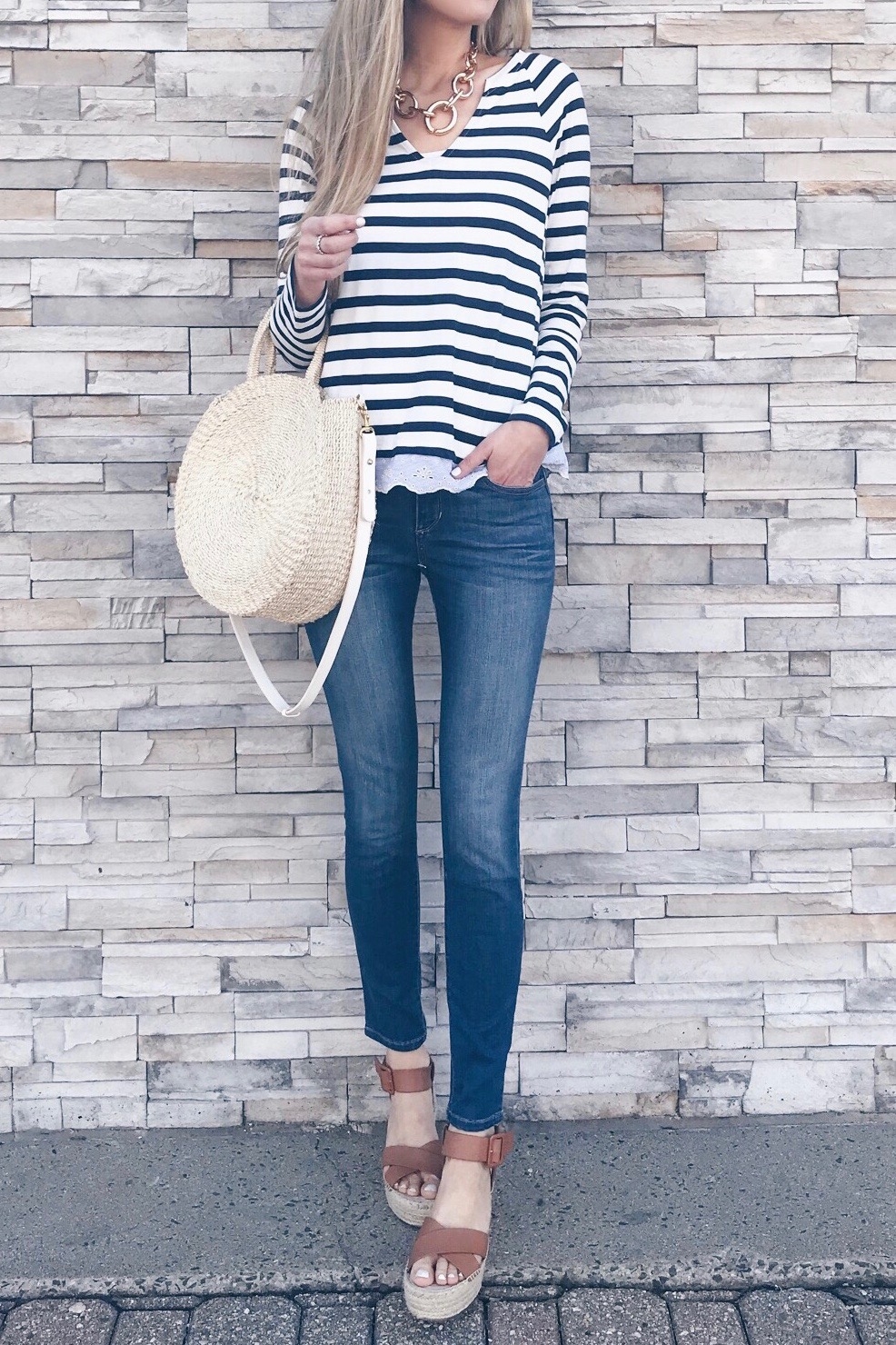 Weekly Wrap-Up Striped Long Sleeve