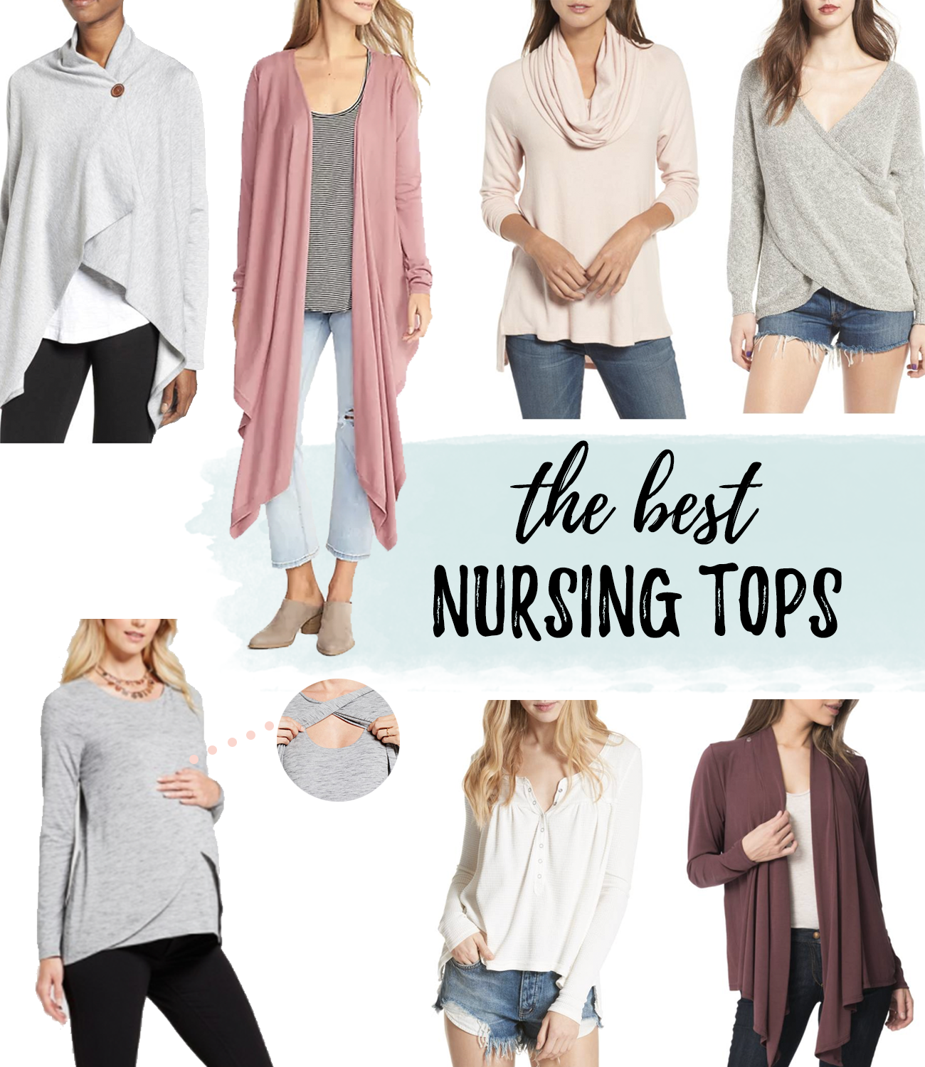 The Best Nursing and Breastfeeding Tops for New Moms