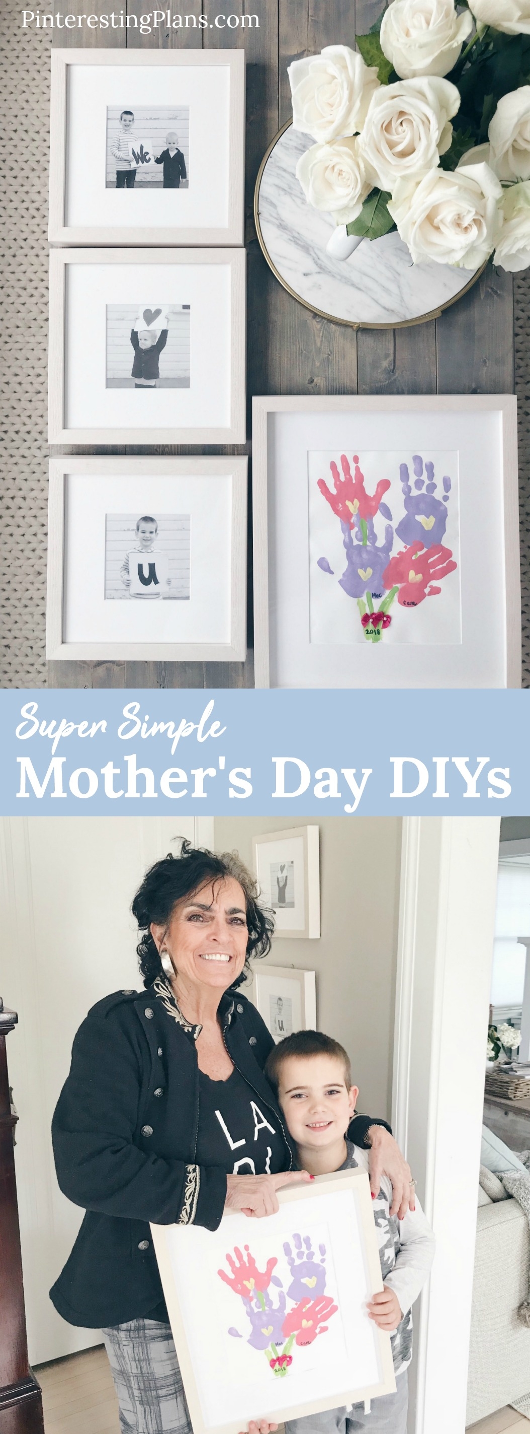 Homemade Mother's Day Framed Gift Idea