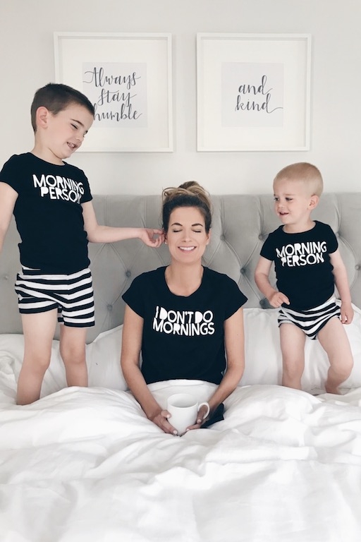 Mother's day gift ideas - matching mommy and me funny pajamas on pinteresting plans connecticut lifestyle blog