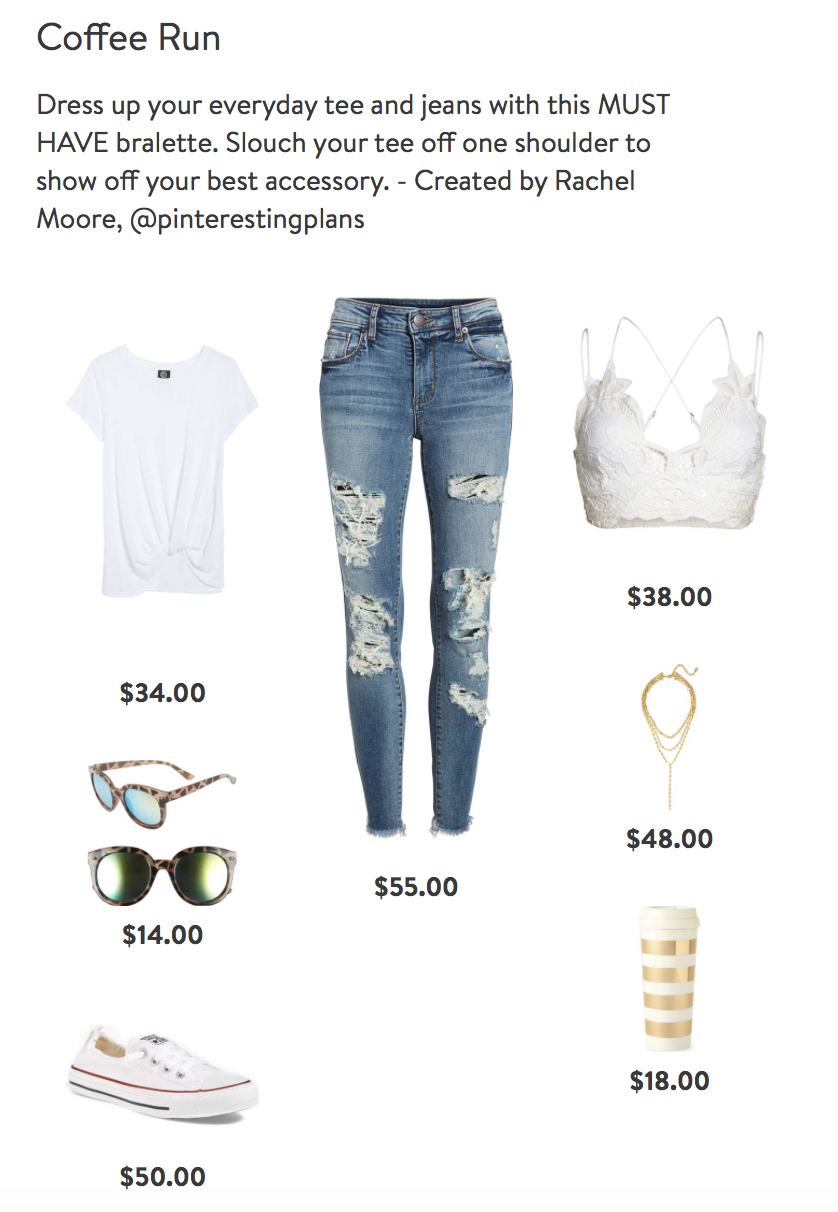 Spring outfit collages from Nordstrom - casual jeans outfit on Pinteresting Plans fashion blog