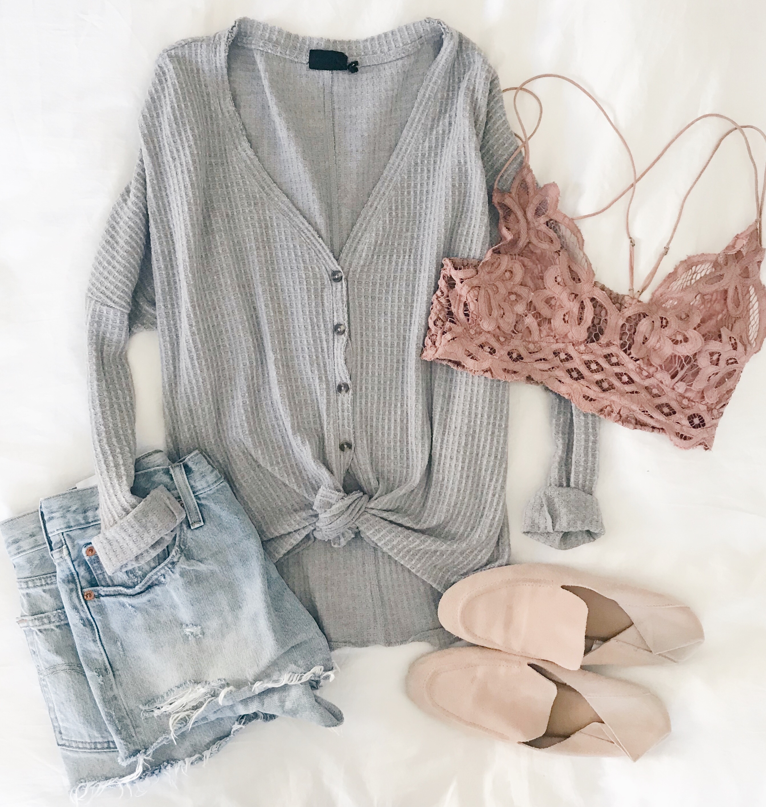 Weekly Wrap Up - Gray FP Shirt/Bralette