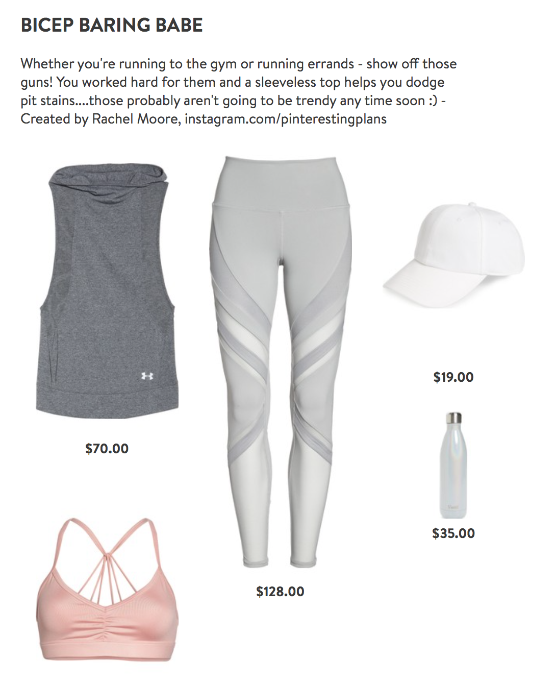 May Workout Outfit from Nordstrom On Pinteresting Plans Fashion Blog