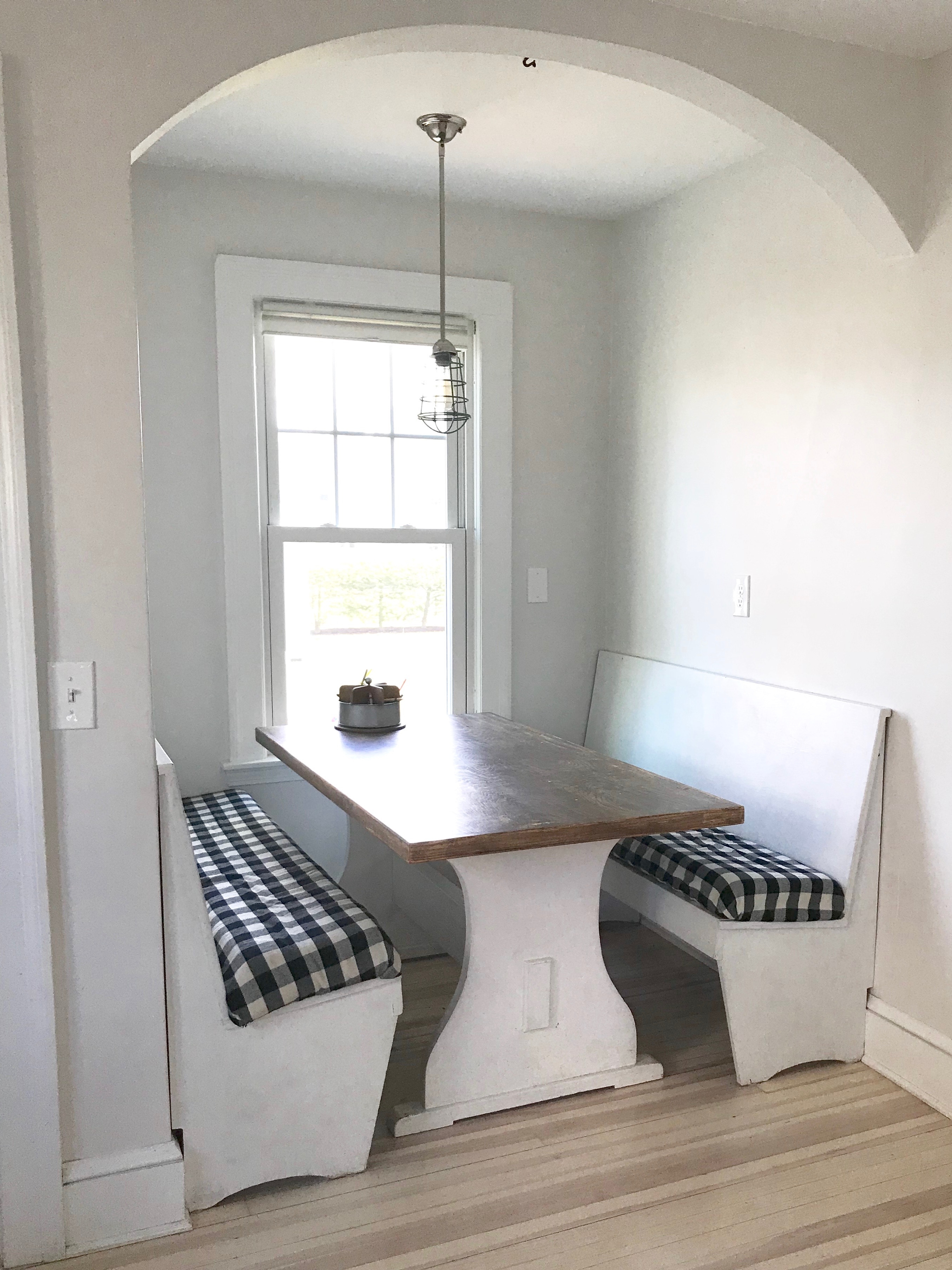 home decor under $50 and a breakfast nook after photo