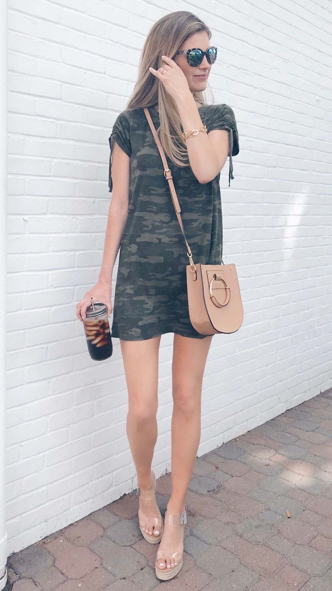 Early Summer Outfits - Camo Dress