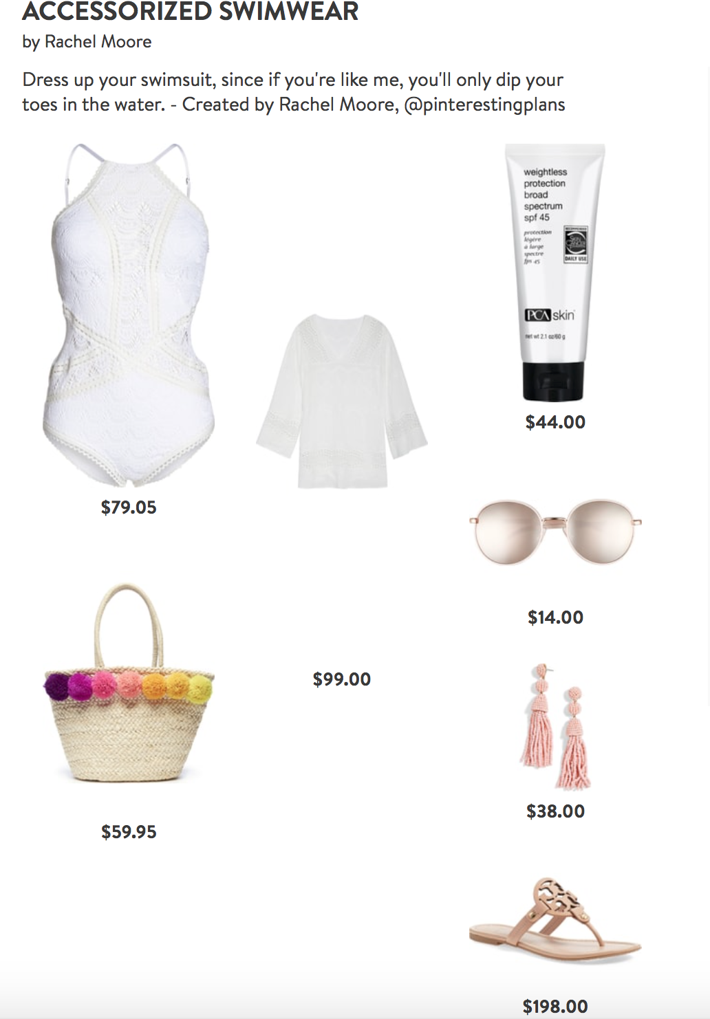 What To Know About the Nordstrom Anniversary Sale 2018 and an accessorized swimsuit Summer outfit
