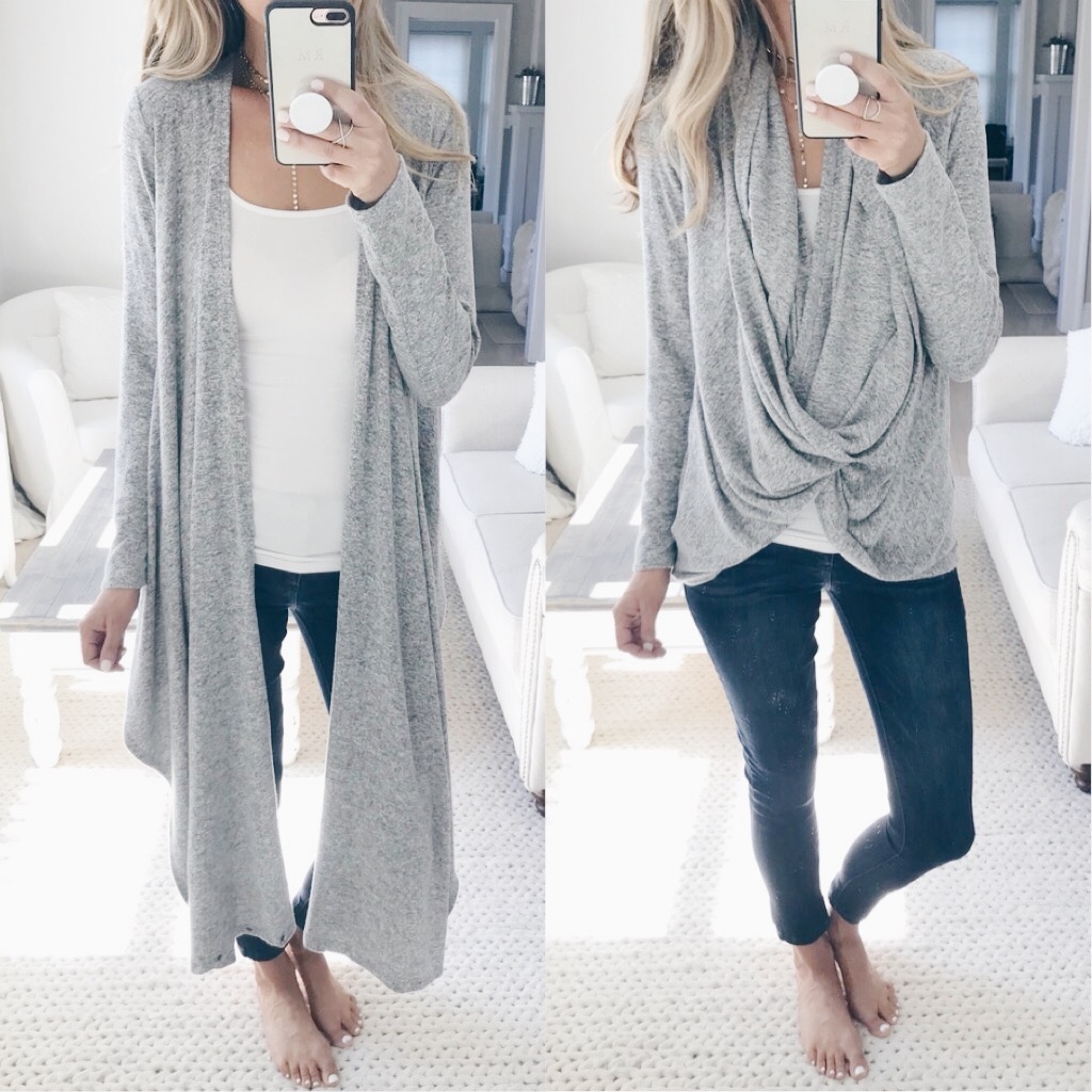 top 12 items from the Nordstrom Anniversary sale 2018 - cozy fleece wrap cardigan
