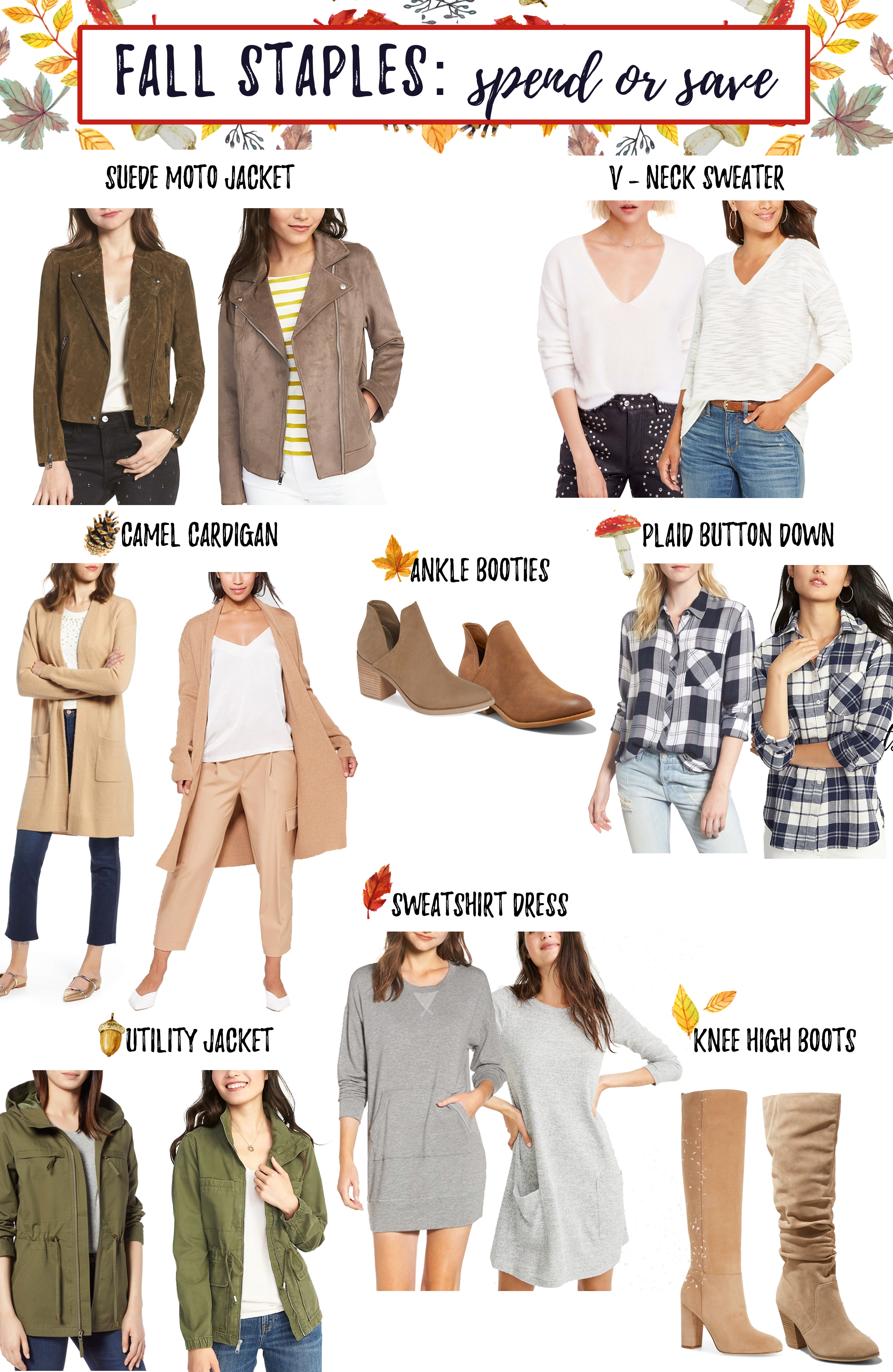 Fall Staples: Spend or Save | Connecticut Fashion Blogger