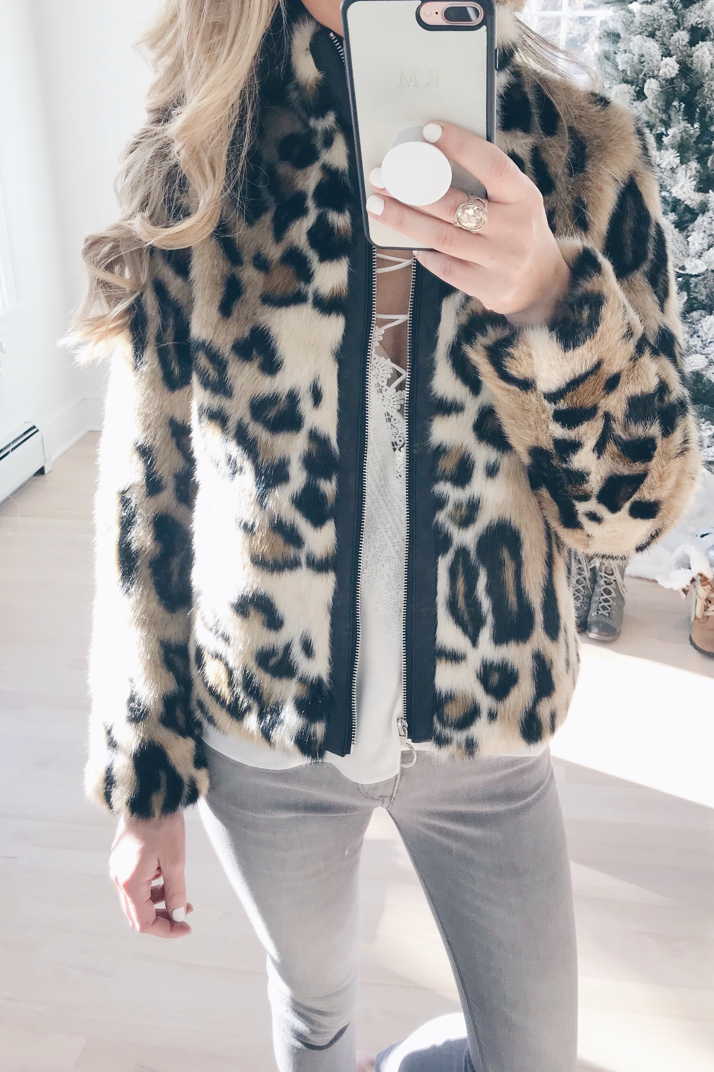 veteran's day weekend sale round up 2018 leopard faux fur jacket 