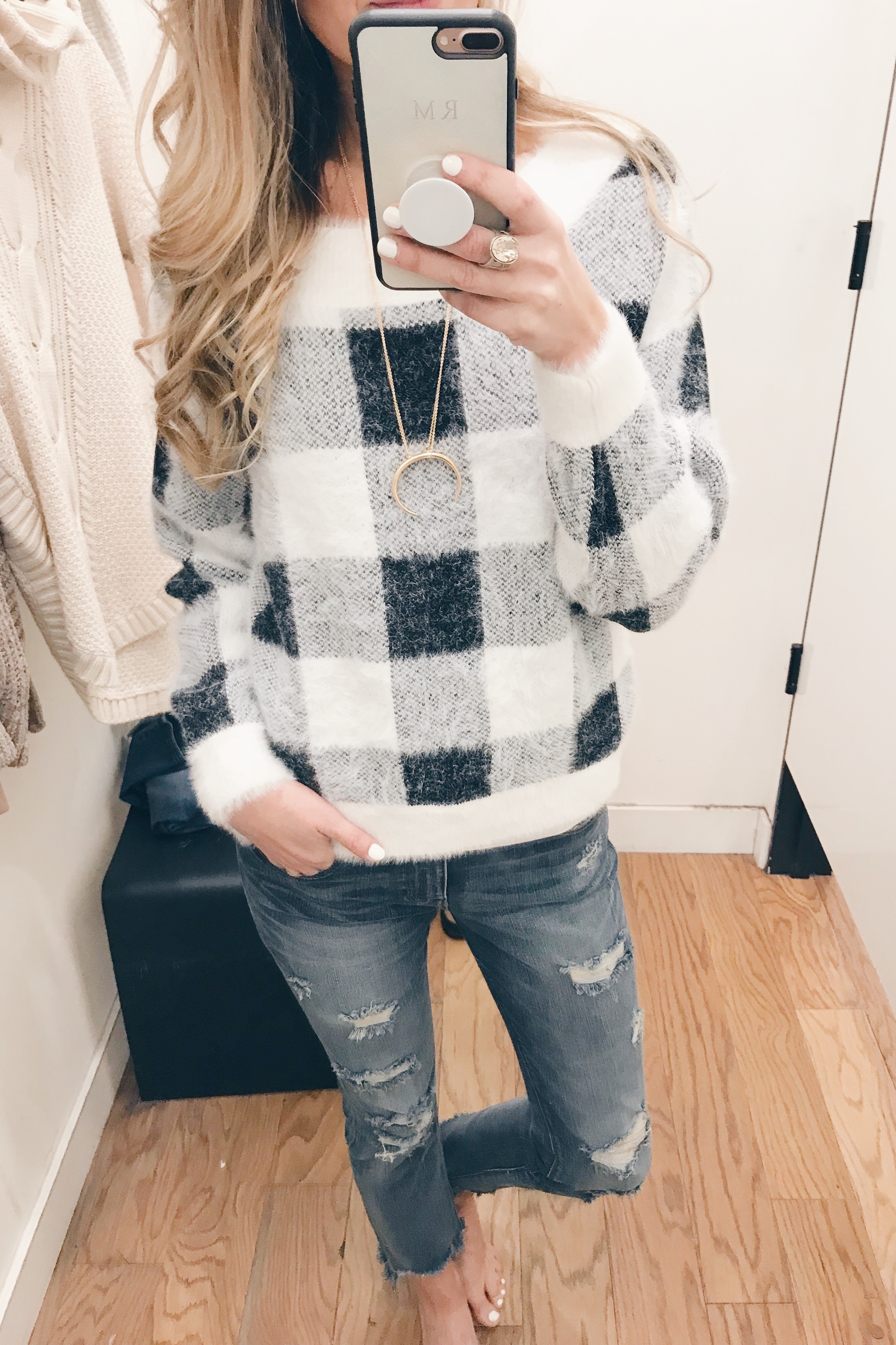 veteran's day weekend sale round up 2018 women's cable knit plaid eyelash sweater