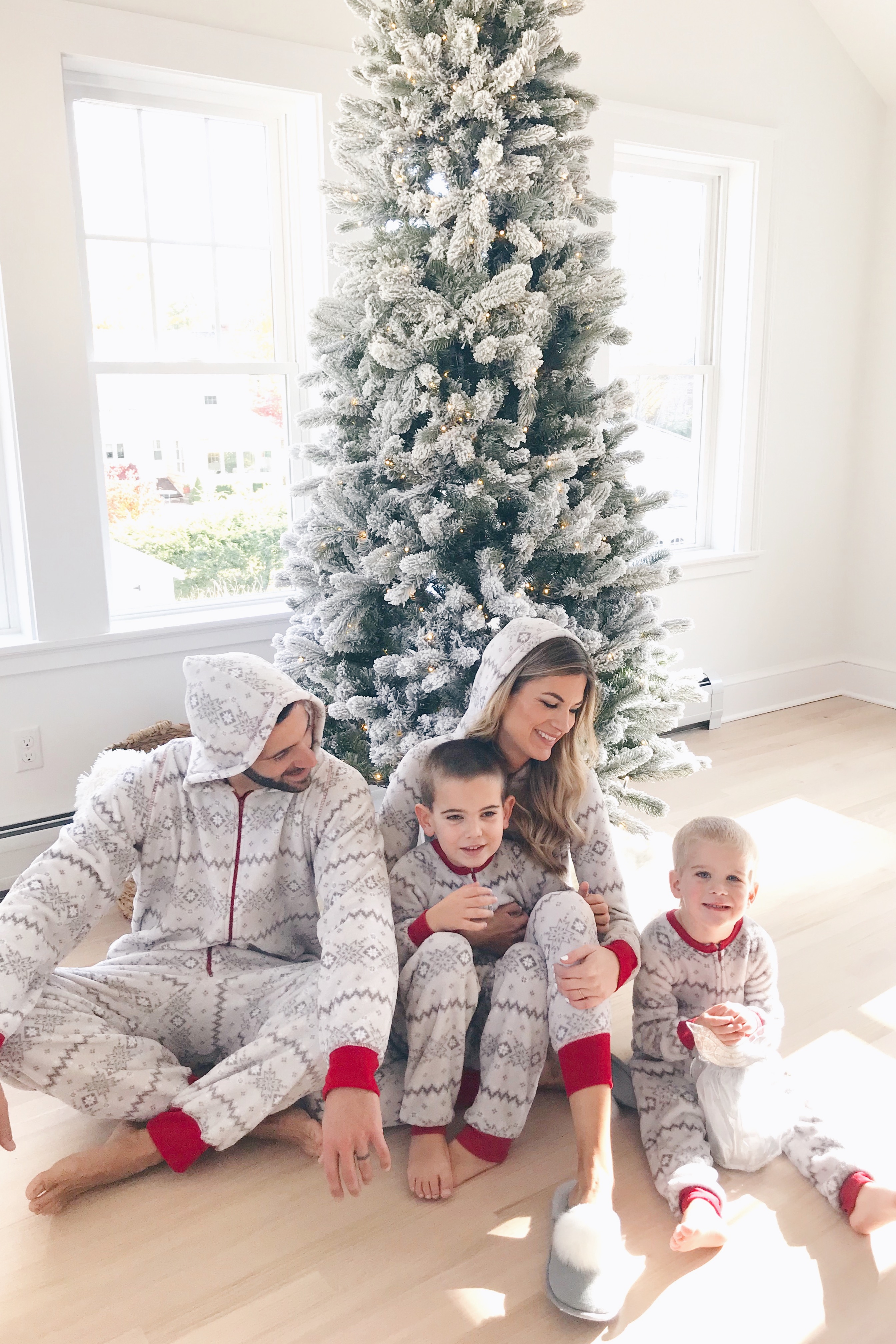  family holiday pajamas - fleece fairisle pajamas from macys on pinterestingplans blog
