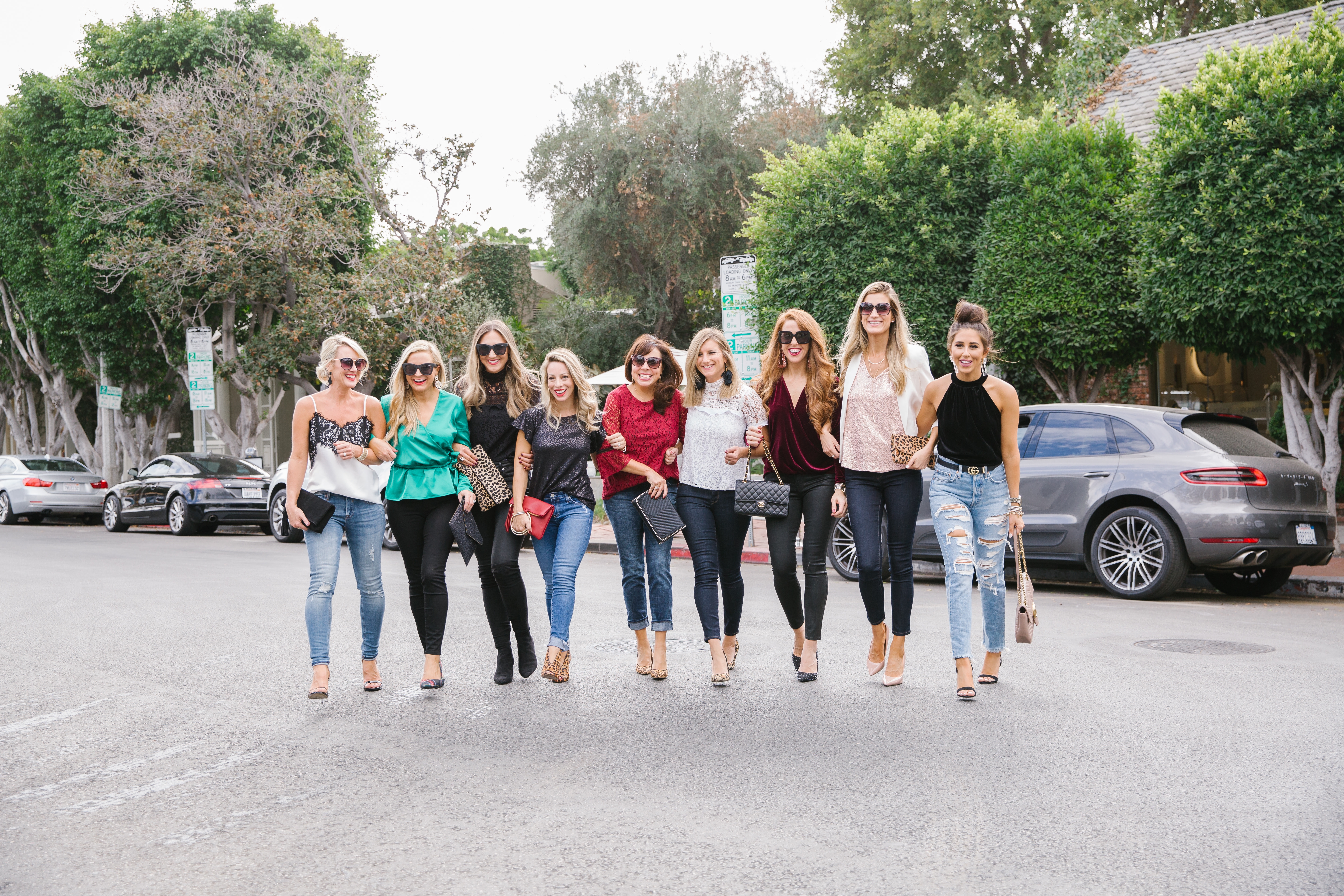 gibson glam squad holiday outfit ideas 9 bloggers in LA