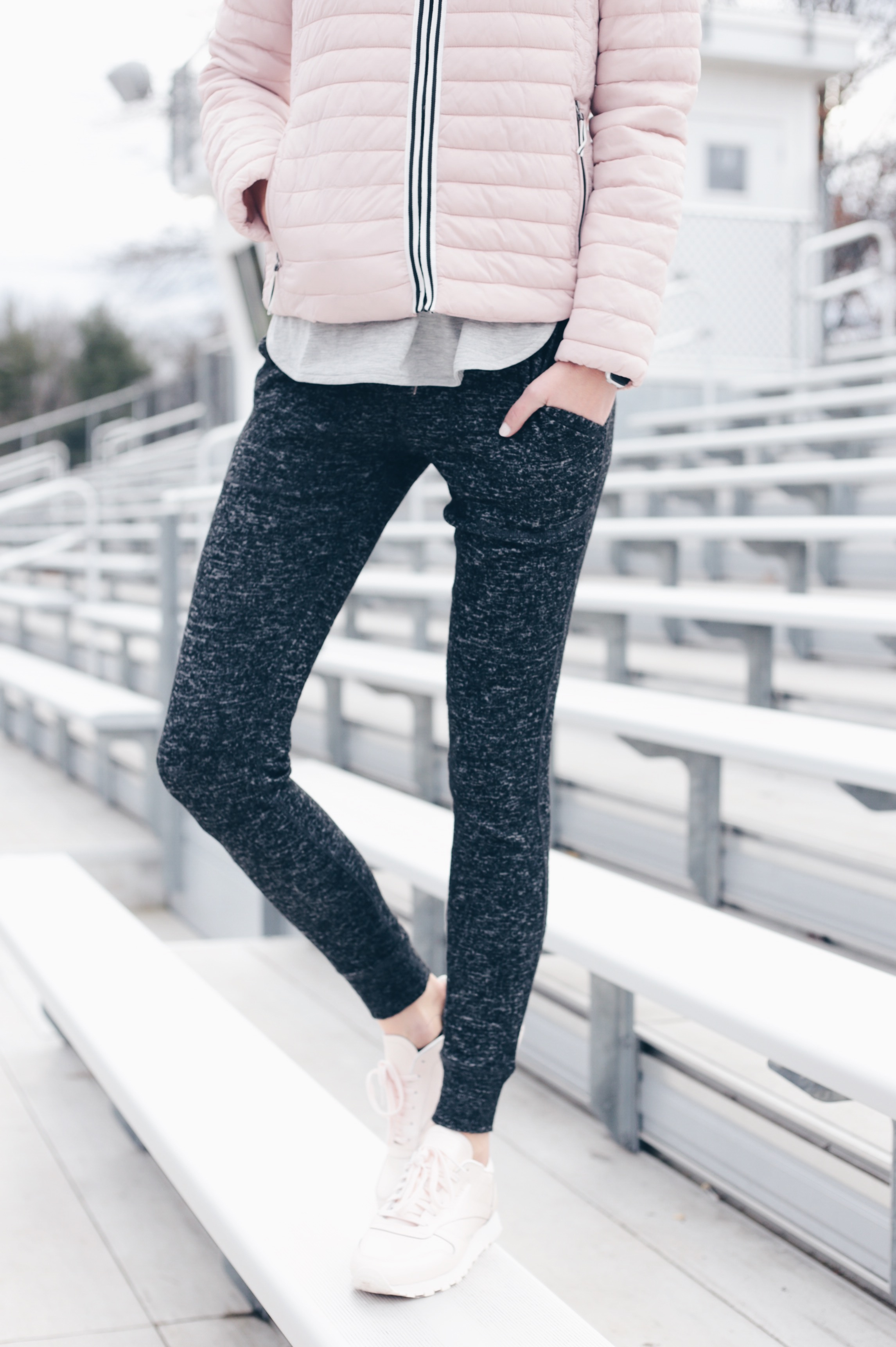 Winter Athleisure Outfit Ideas with Joggers