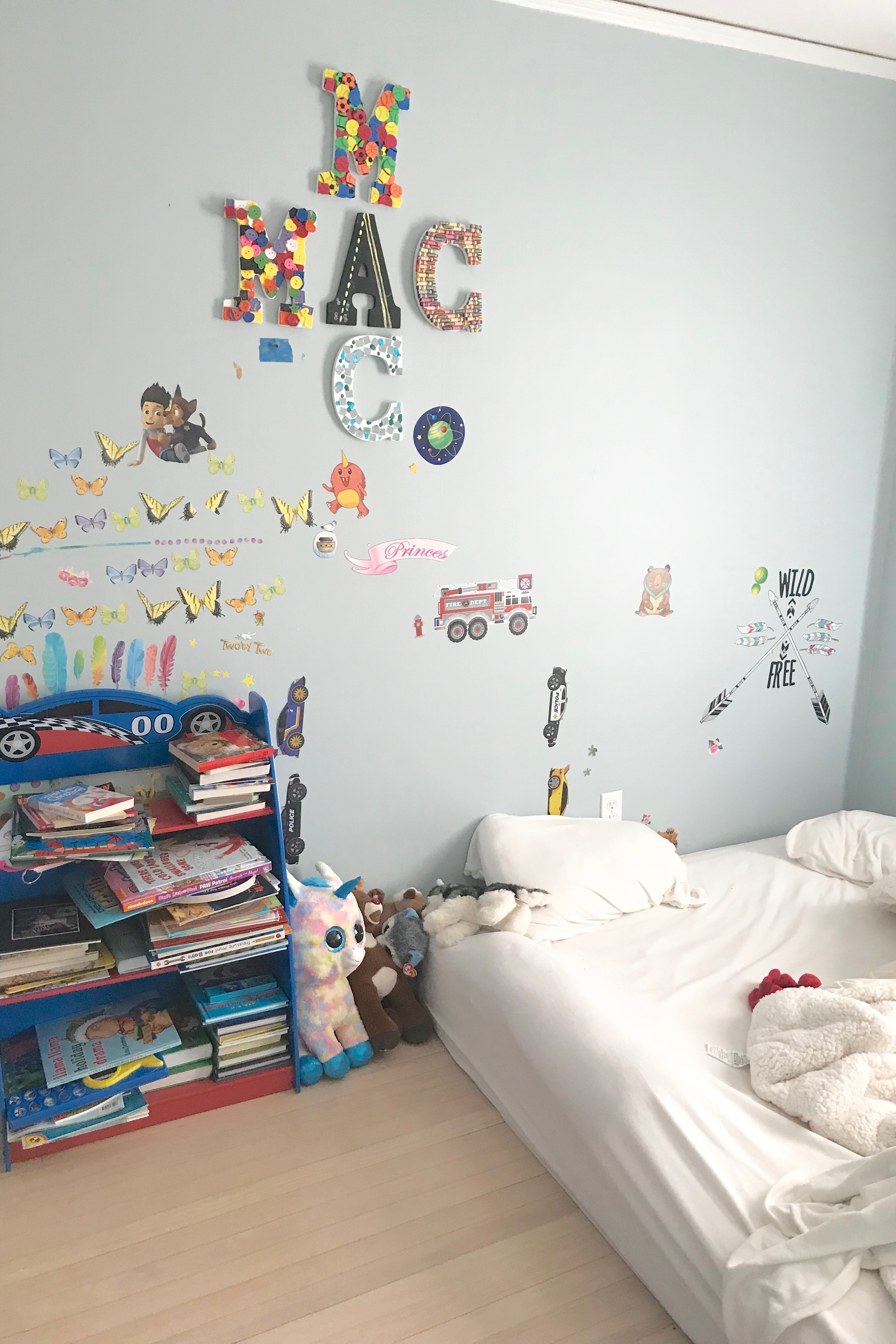 boys bedroom ideas - before photo of bedroom on pinteresting plans blog