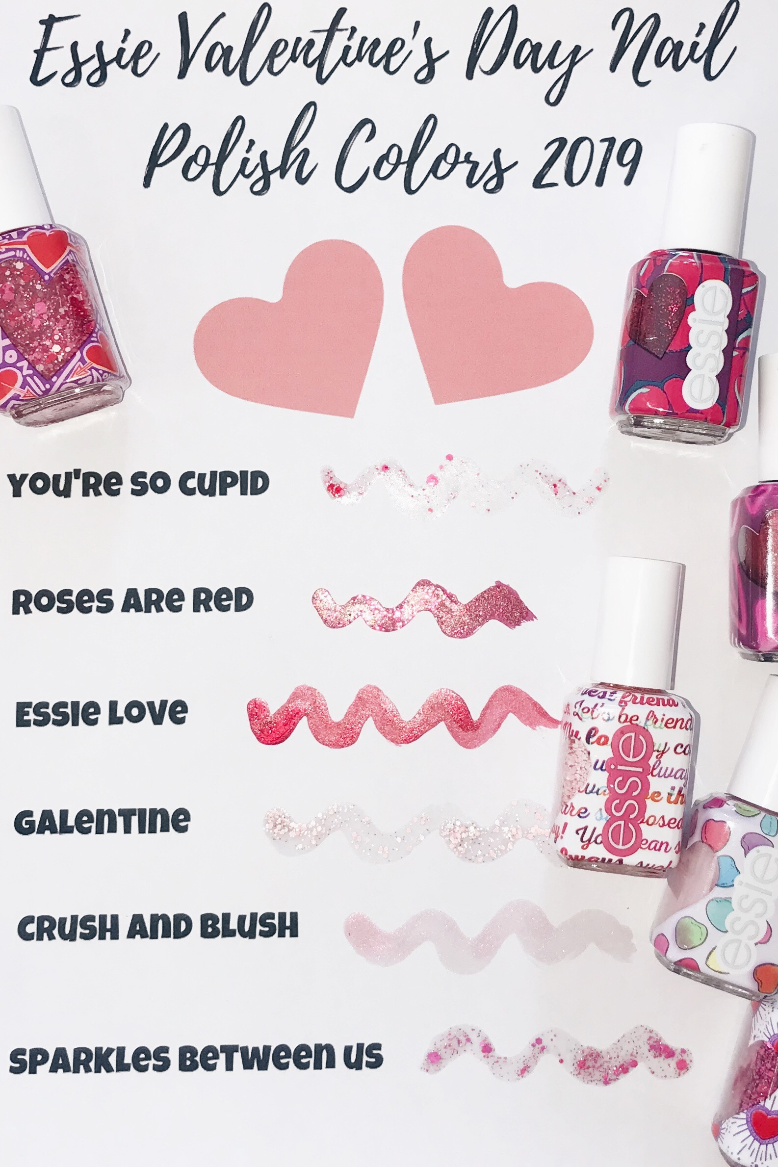 essie valentine's day manicure polish colors 2019 - pinterestingplans blog