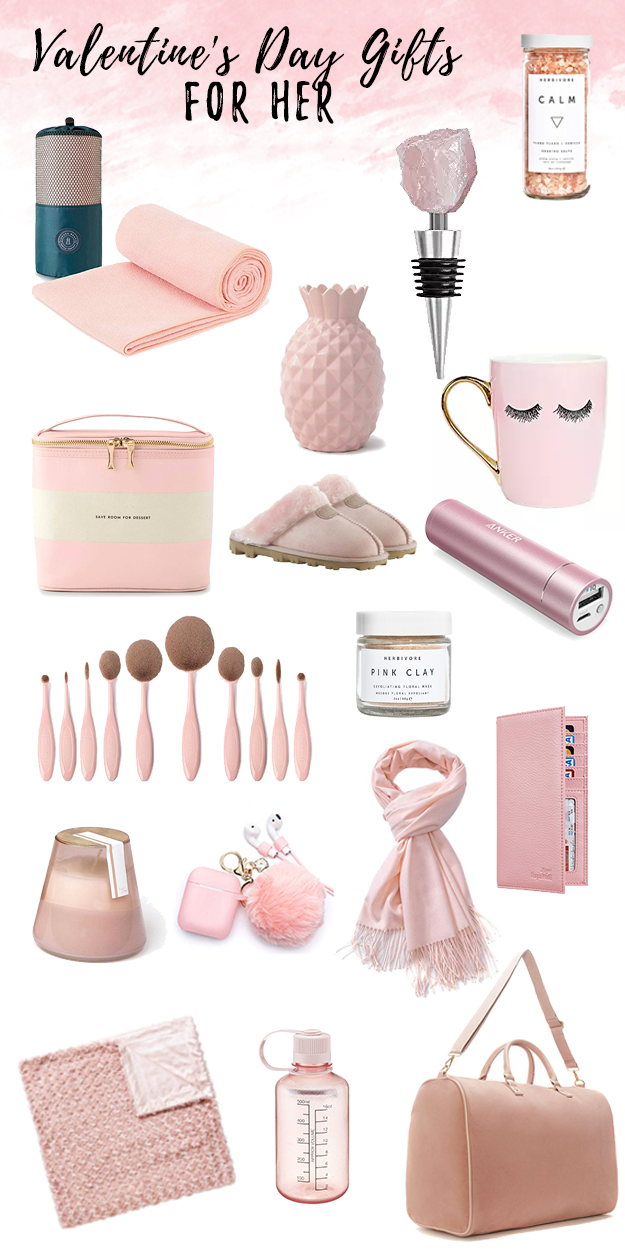 Pink Inspired Valentine's Day Gift Ideas for Her