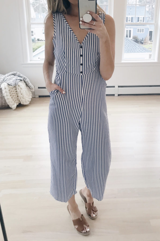 Top Amazon Finds for Spring | Striped Jumpsuit