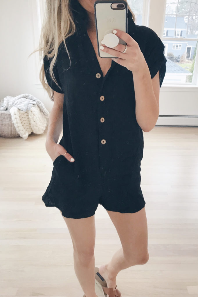Top Amazon Finds for Spring | Black Romper from Amazon
