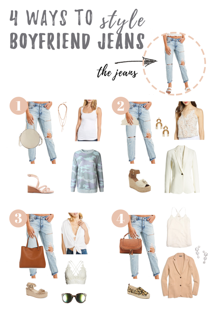 4 Ways to Style Boyfriend Jeans | How to Wear Women's Boyfriend Jeans