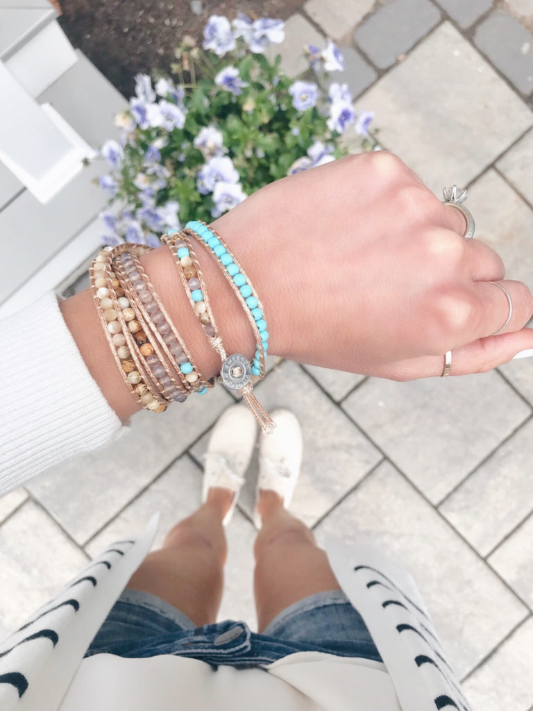 beachy beaded wrap bracelet - pinteresting plans connecticut style blogger