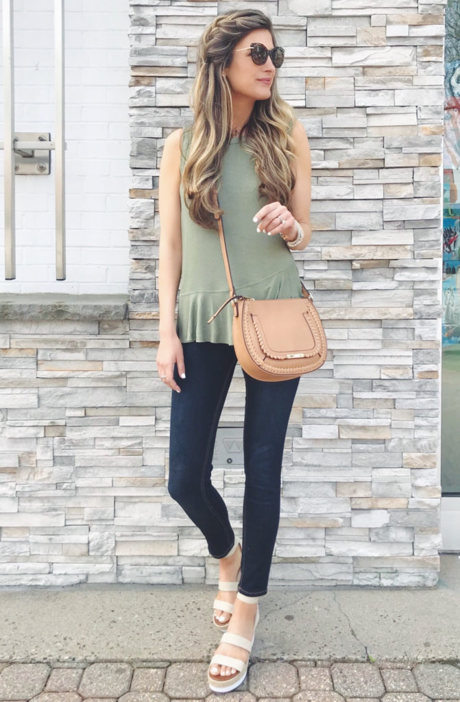 cute spring outfit - flatform sandals - pinteresting plans blog