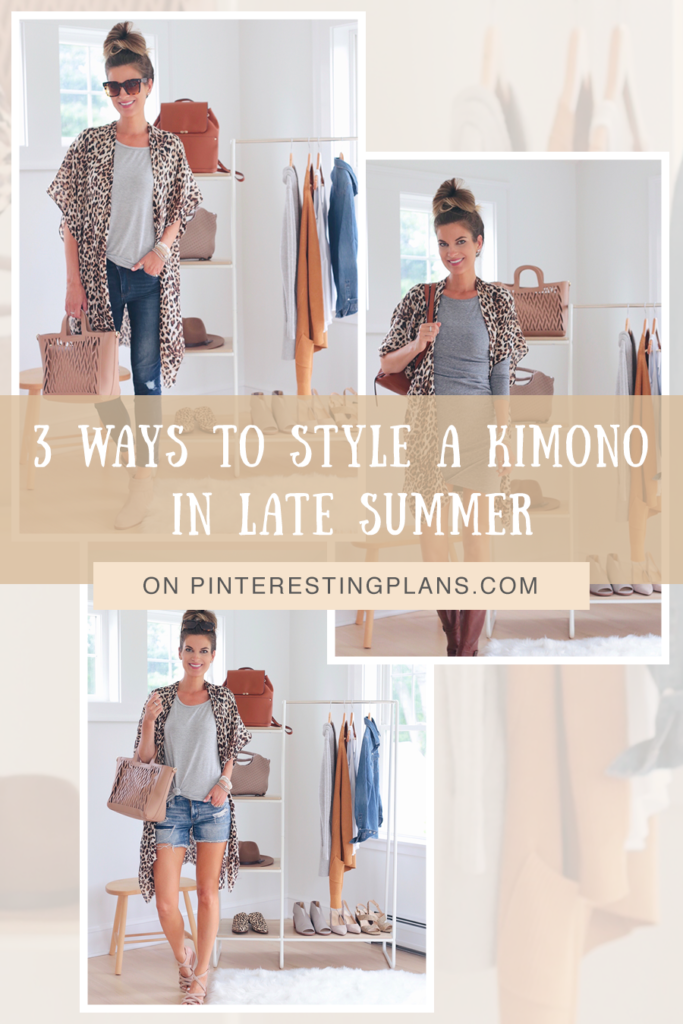 3 ways to easily style a kimono in late summer on pinteresting plans blog