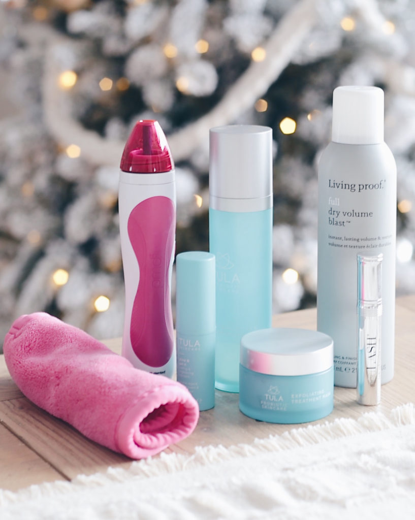 nordstrom beauty gift picks 2019 - tula skincare, living proof hair care - pinteresting plans connecticut fashion blog