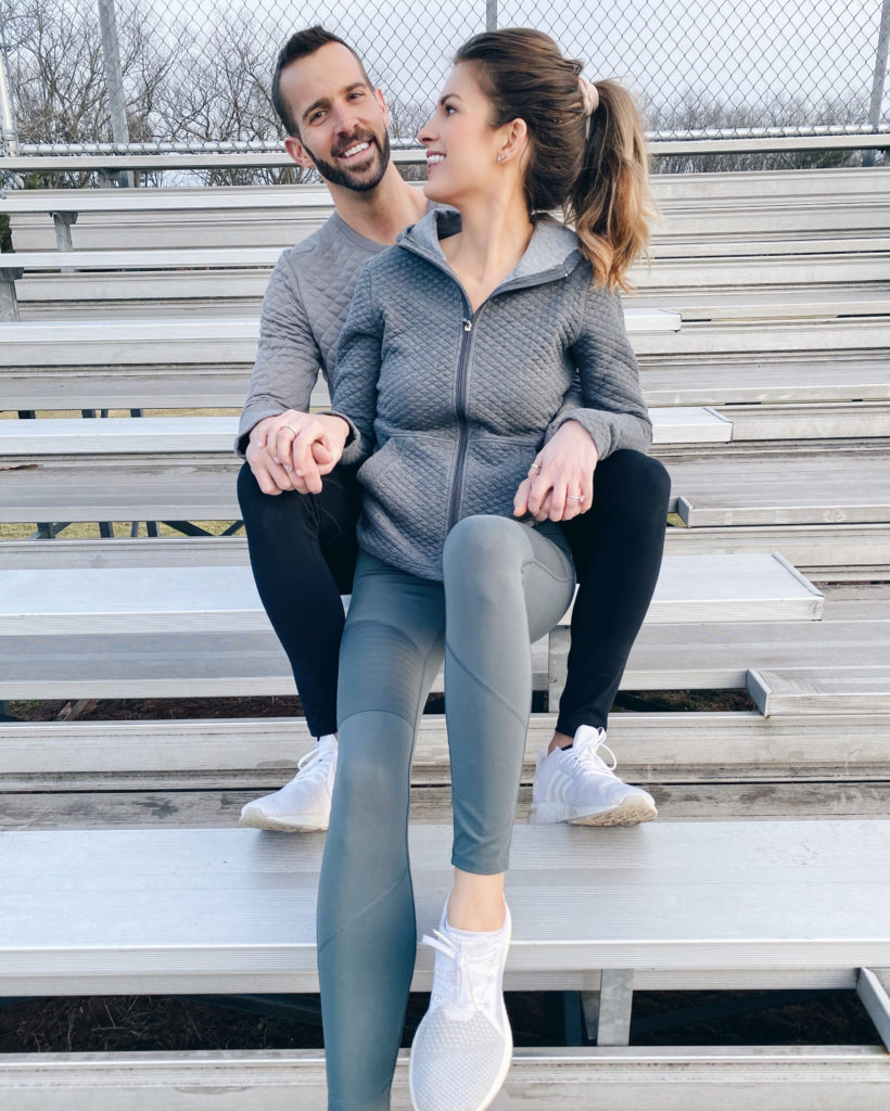 His and hers matching gym wear on Pinteresting plans fashion blog