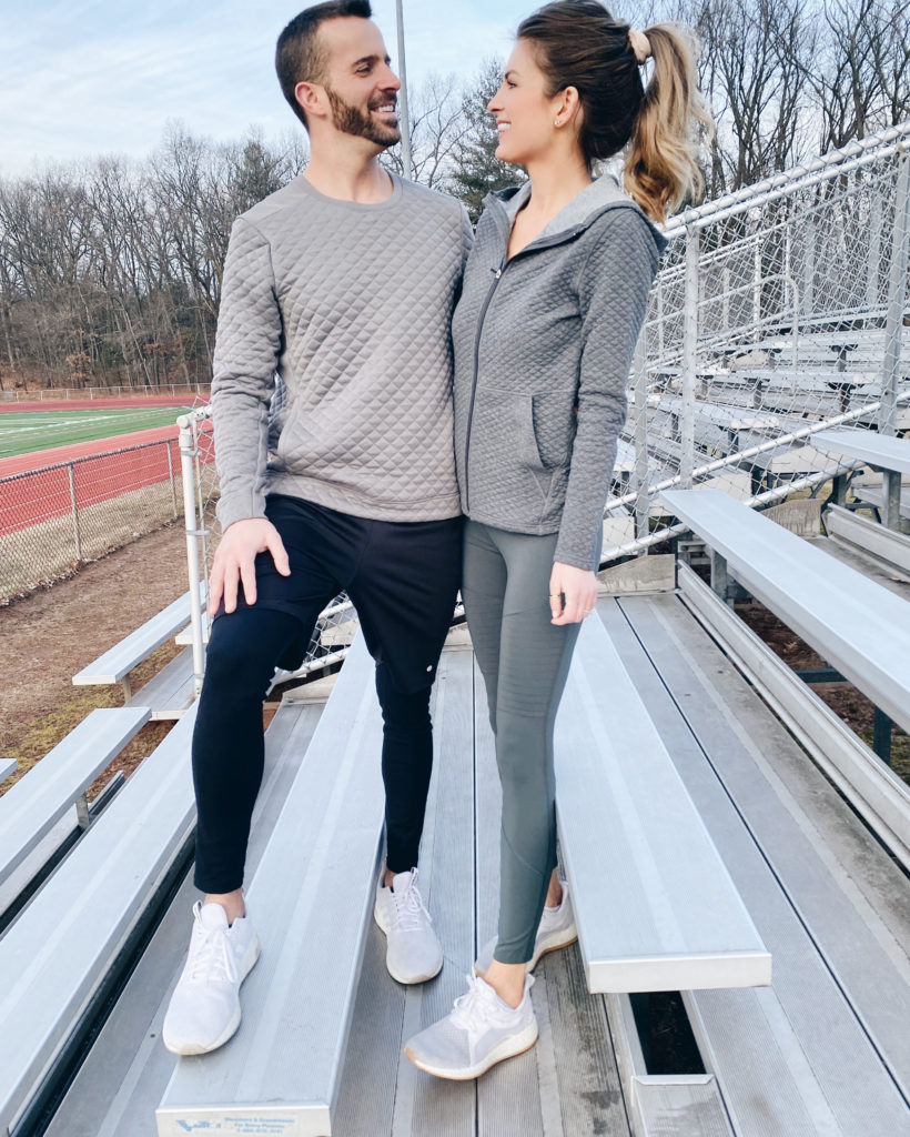 His and hers jockey coordinating workout athleisure wear on Pinteresting plans fashion blog