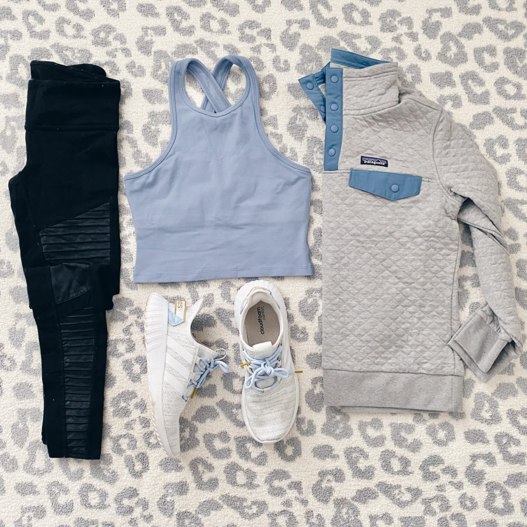 crop top athletic outfit for spring 2020 - pinteresting plans blog
