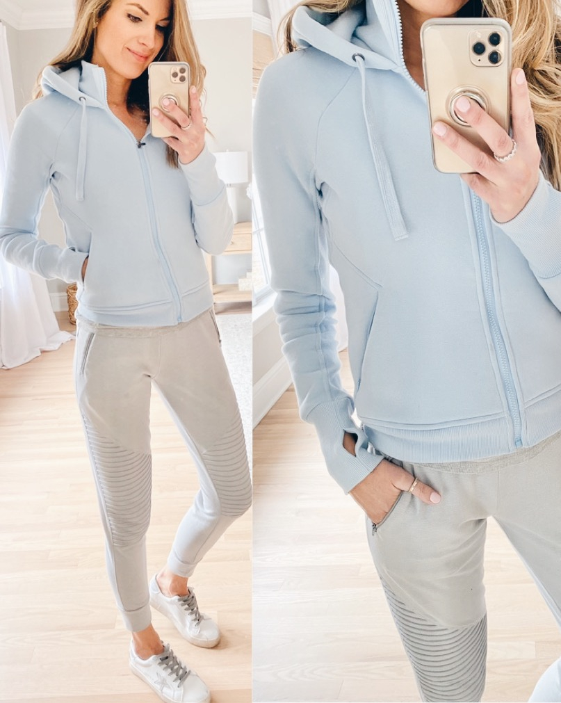 spring athleisure outfits - recovery wear clothing moto joggers