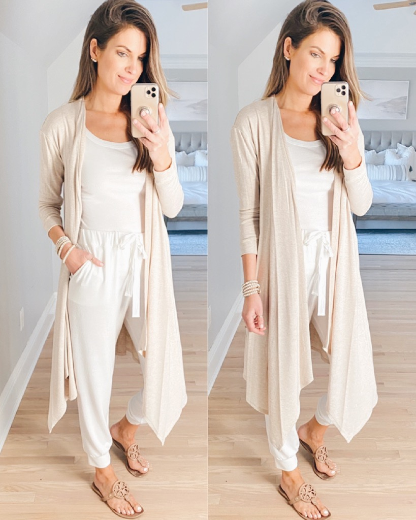 cozy stay at home neutral monochrome loungewear - 1.state x jaime shrayber on pinteresting plans blog