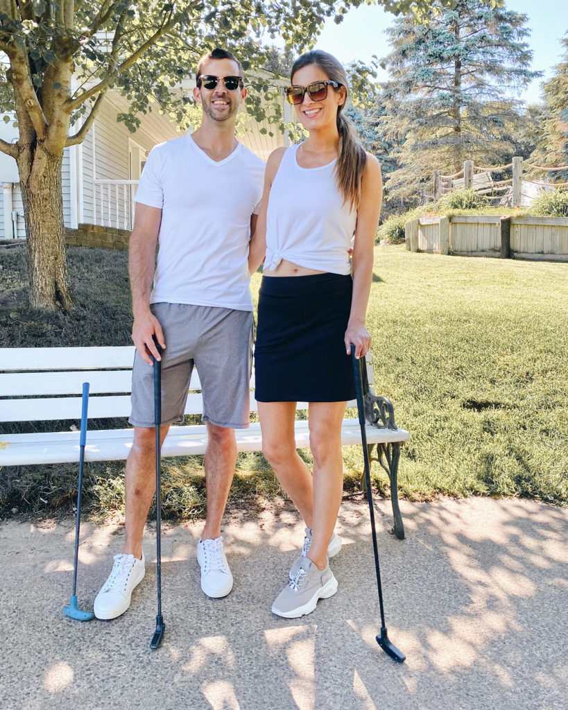 his and hers activewear outfit you can wear on a casual date