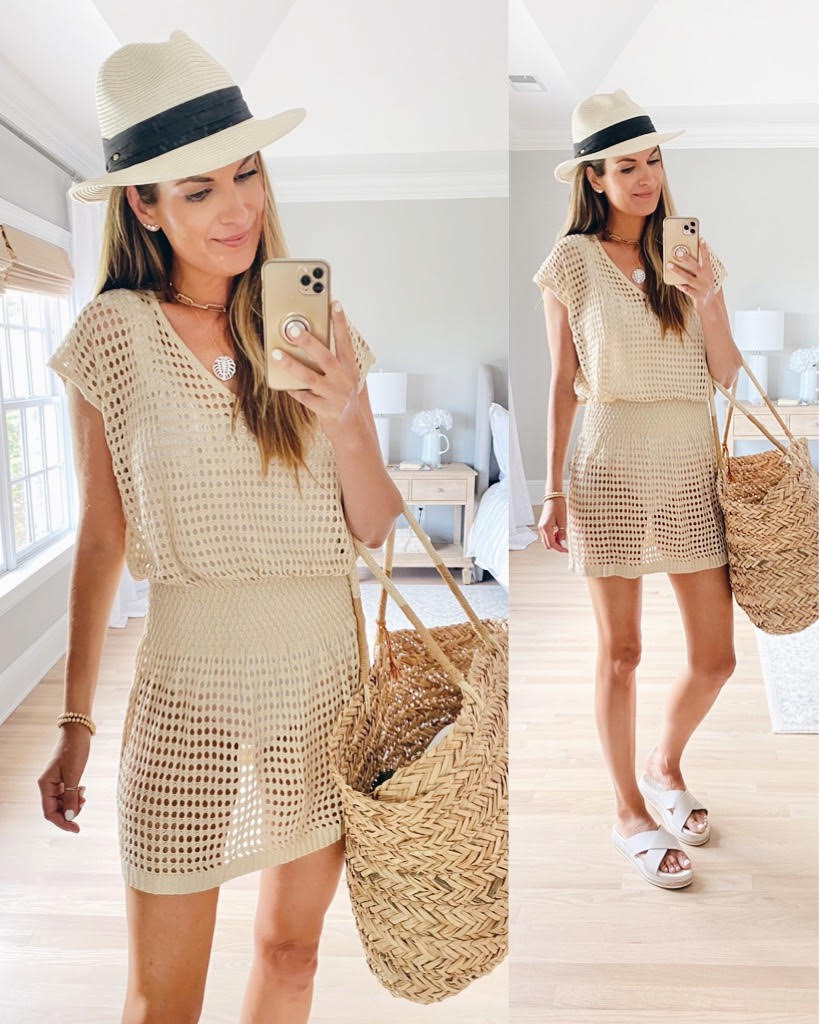 affordable amazon beige knit coverup dress on pinteresting plans blog