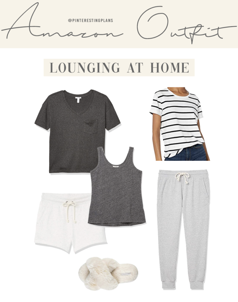 comfy casual outfit idea from amazon for lounging at home on pinteresting plans blog